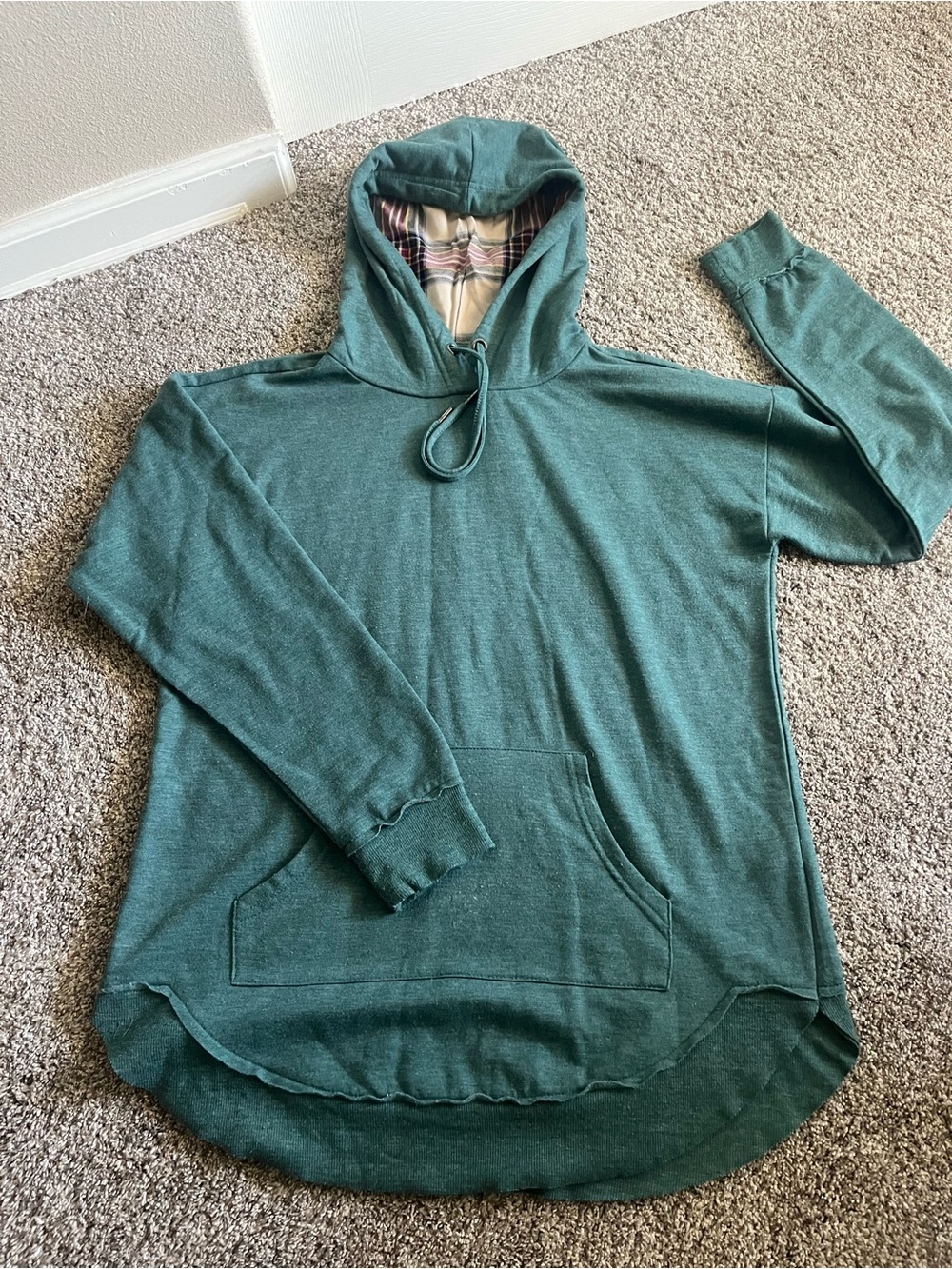 Maurices Teal Hooded Pullover